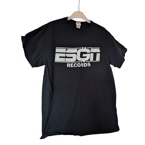 Gildan Black ESGN Records T-Shirt - M
